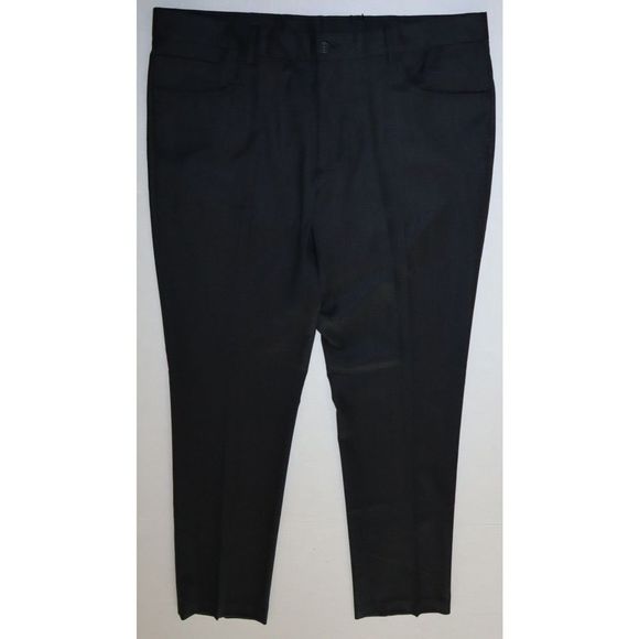 Men's Store Bloomingdale's Sz 38R Gray Wool Stretch Flannel 5-Pocket Pants $178 - Picture 1 of 8